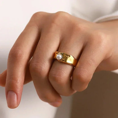 [GALE]Cerulia Freshwater Pearl Ring