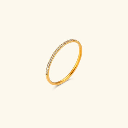 [GALE]Zarra Paved Gold Ring