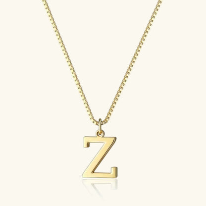 [GALE]Therese Letter Initial Gold Necklace