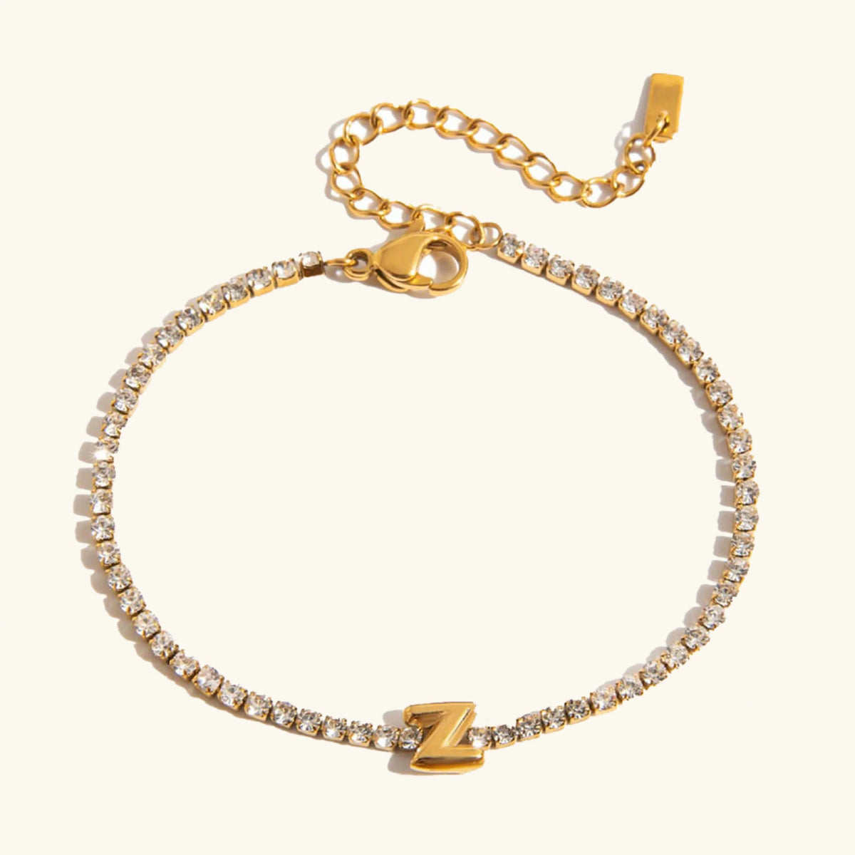 [GALE]Avaria Bubble Letter Tennis Bracelet
