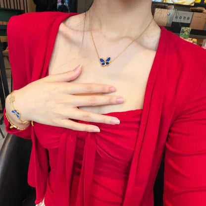 [GALE] 2026 NEW LUCKY BUTTERFLY 1 MOTIFS NECKLACE