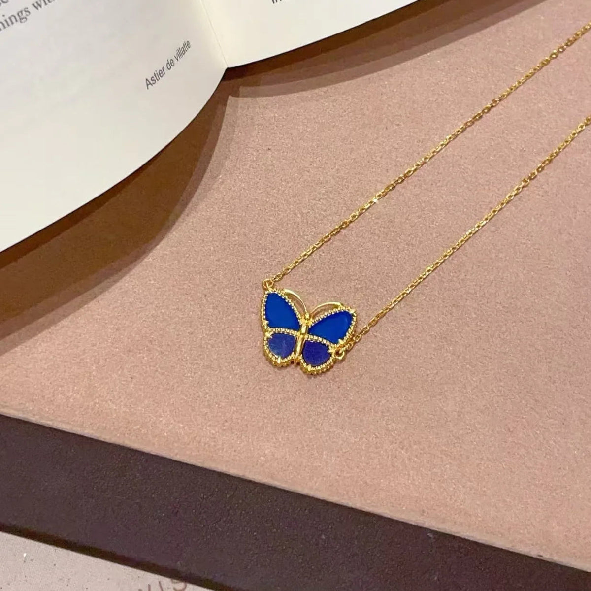 [GALE] 2026 NEW LUCKY BUTTERFLY 1 MOTIFS NECKLACE