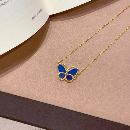 [GALE] 2026 NEW LUCKY BUTTERFLY 1 MOTIFS NECKLACE