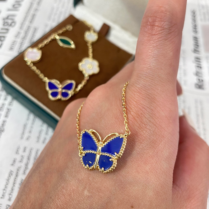 [GALE] 2026 NEW LUCKY BUTTERFLY 1 MOTIFS NECKLACE