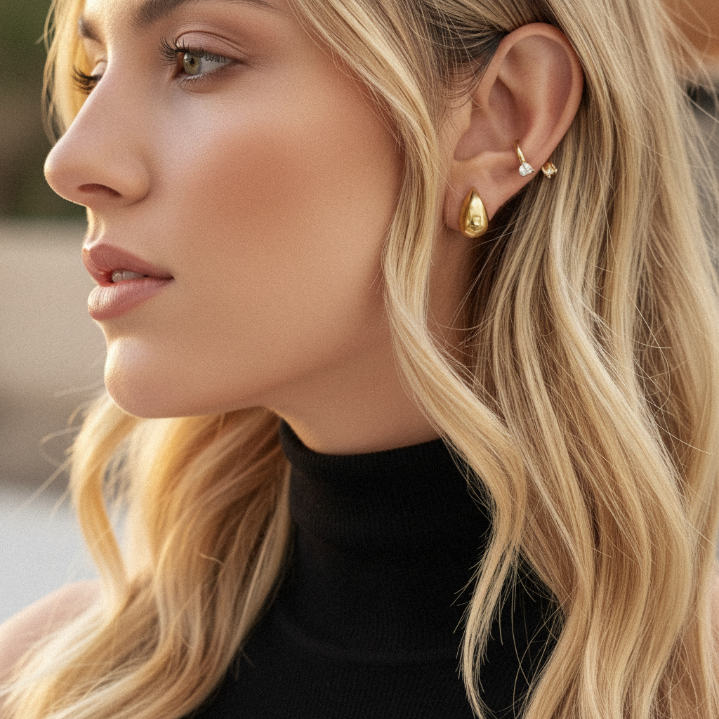 [GALE]Velvette Gold Earrings