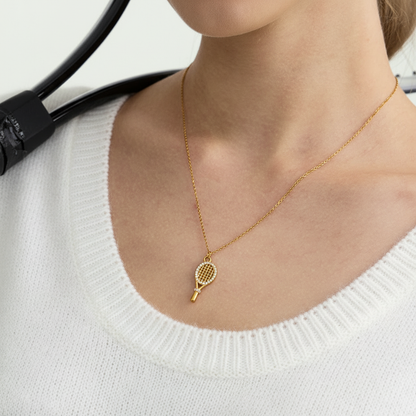 [GALE]Aces Gold Tennis Pendant