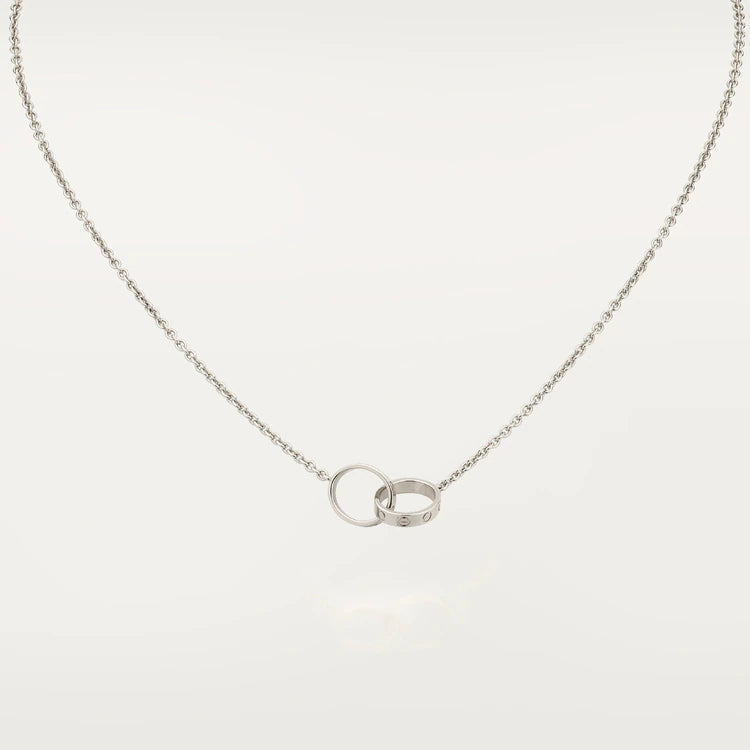 [GALE] Liebeskette Roségold und Silber 