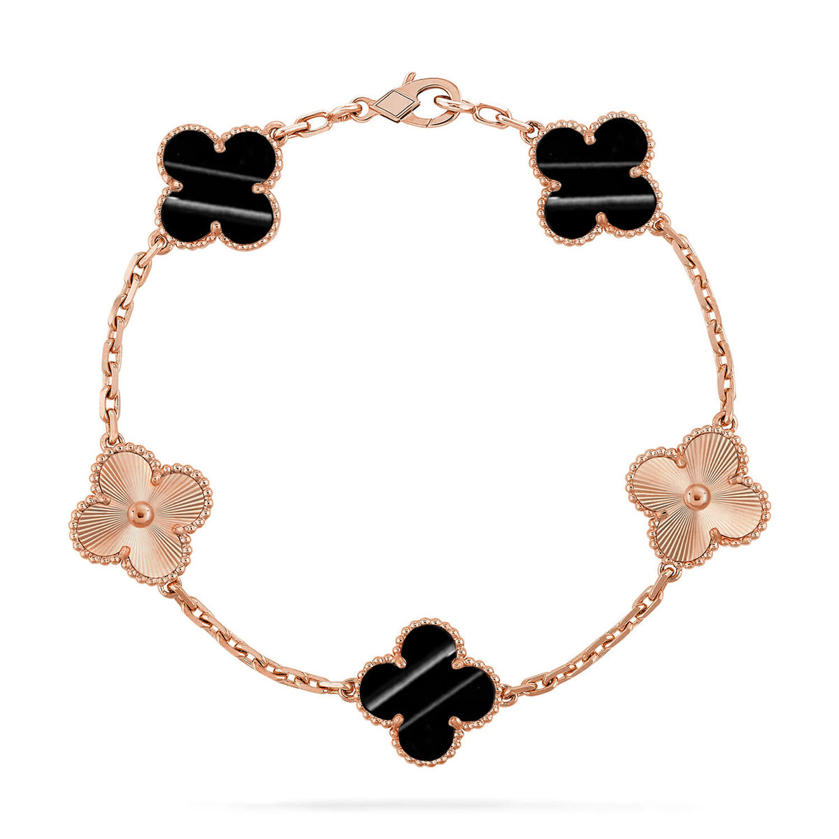 [GALE] CLOVER 5 MOTIF PULSAR STONE BRACELET COLLECTION