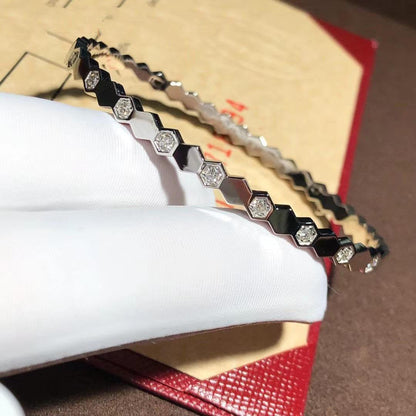 [GALE]BEE LOVE SILVER DIAMOND BRACELET