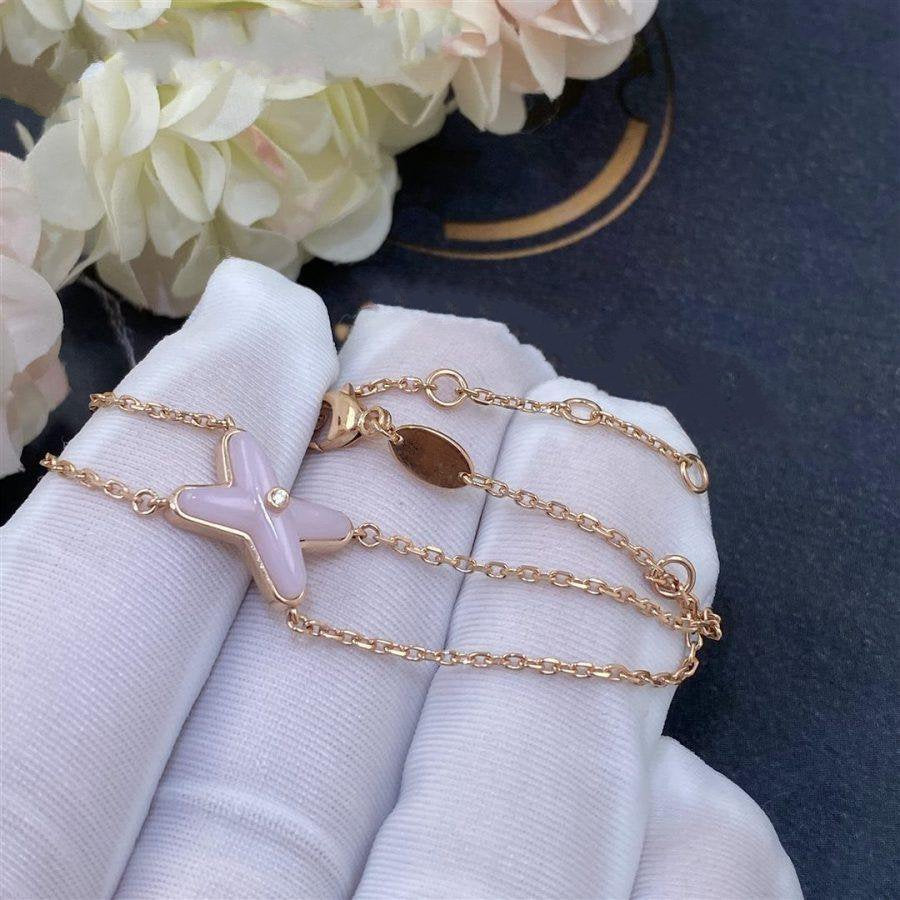 [GALE]JEUX BRACELET PINK MOP PINK GOLD 1 DIAMOND