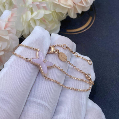 [GALE]JEUX BRACELET PINK MOP PINK GOLD 1 DIAMOND