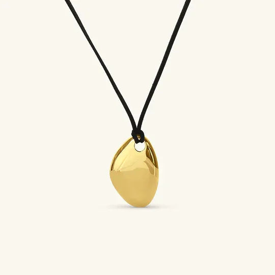 [GALE]Vionna Gold Pebble Pendant