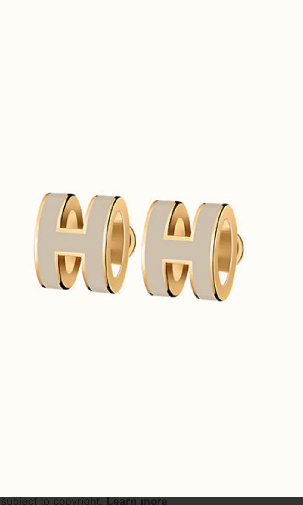 [GALE] MINI POP H GOLDENE OHRRINGE GRAU