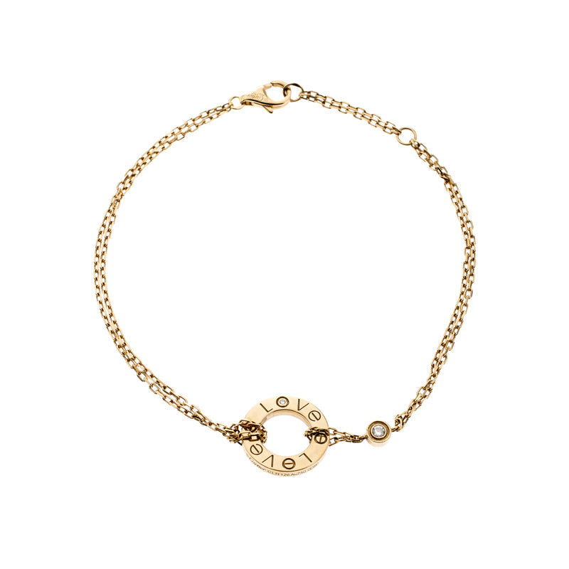 [GALE]LOVE BRACELET 2 DIAMOND