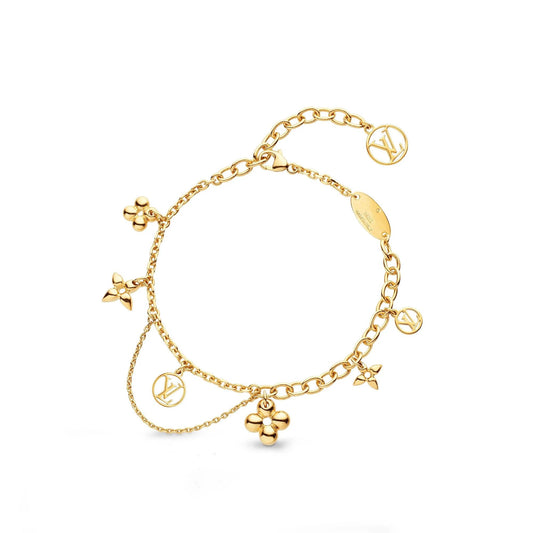 [GALE]BLOOMING PINK GOLD MOP BRACELET