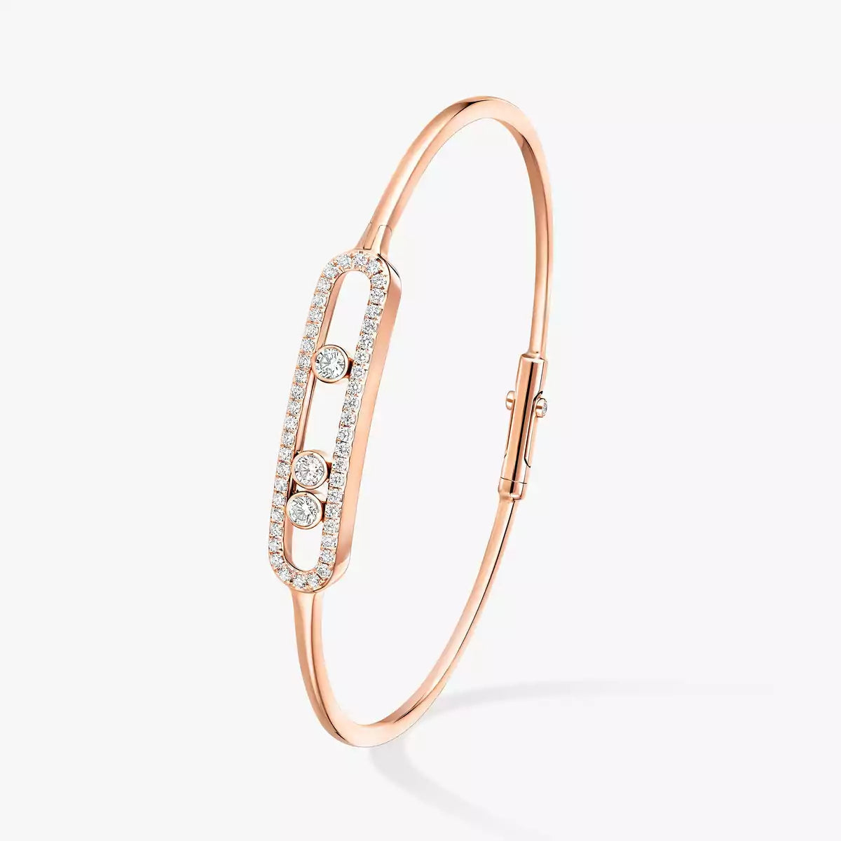 [GALE]Move Pavé Diamond Bangle Bracelet M