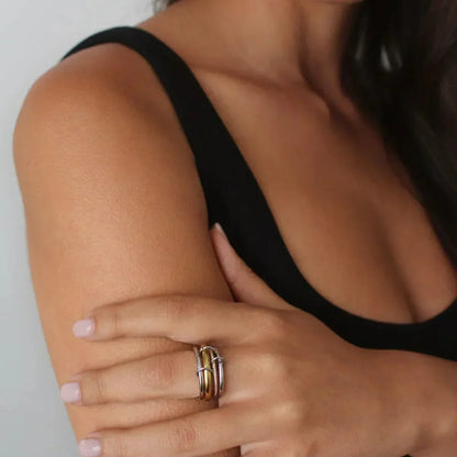 [GALE]Stella Diamond Ring Stack