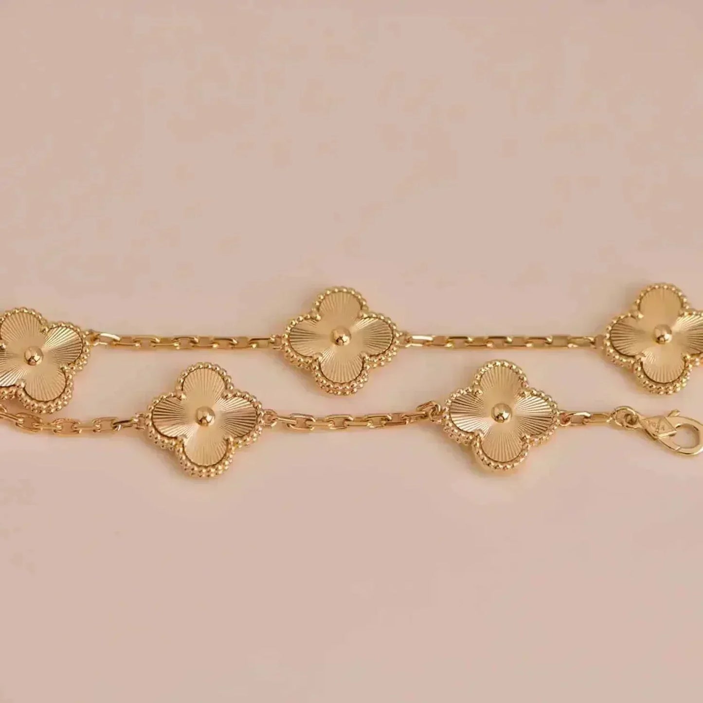 [GALE] CLOVER 5 MOTIF LASER BRACELET COLLECTION