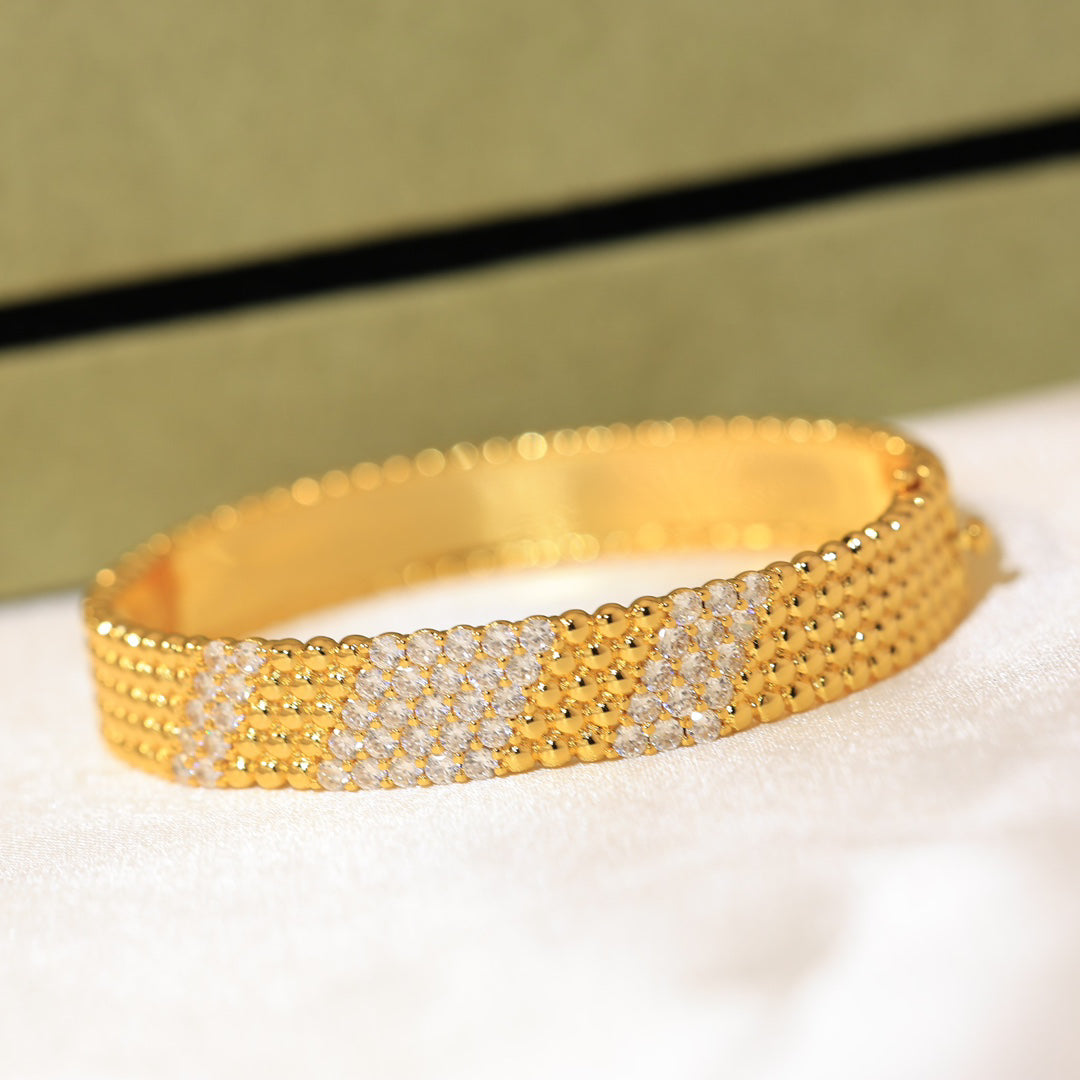 [GALE]  FIVE-ROW DIAMOND BRACELET