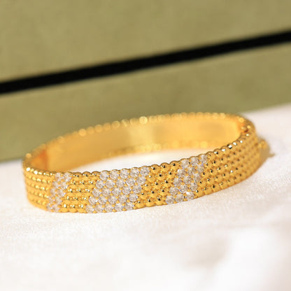 [GALE]  FIVE-ROW DIAMOND BRACELET