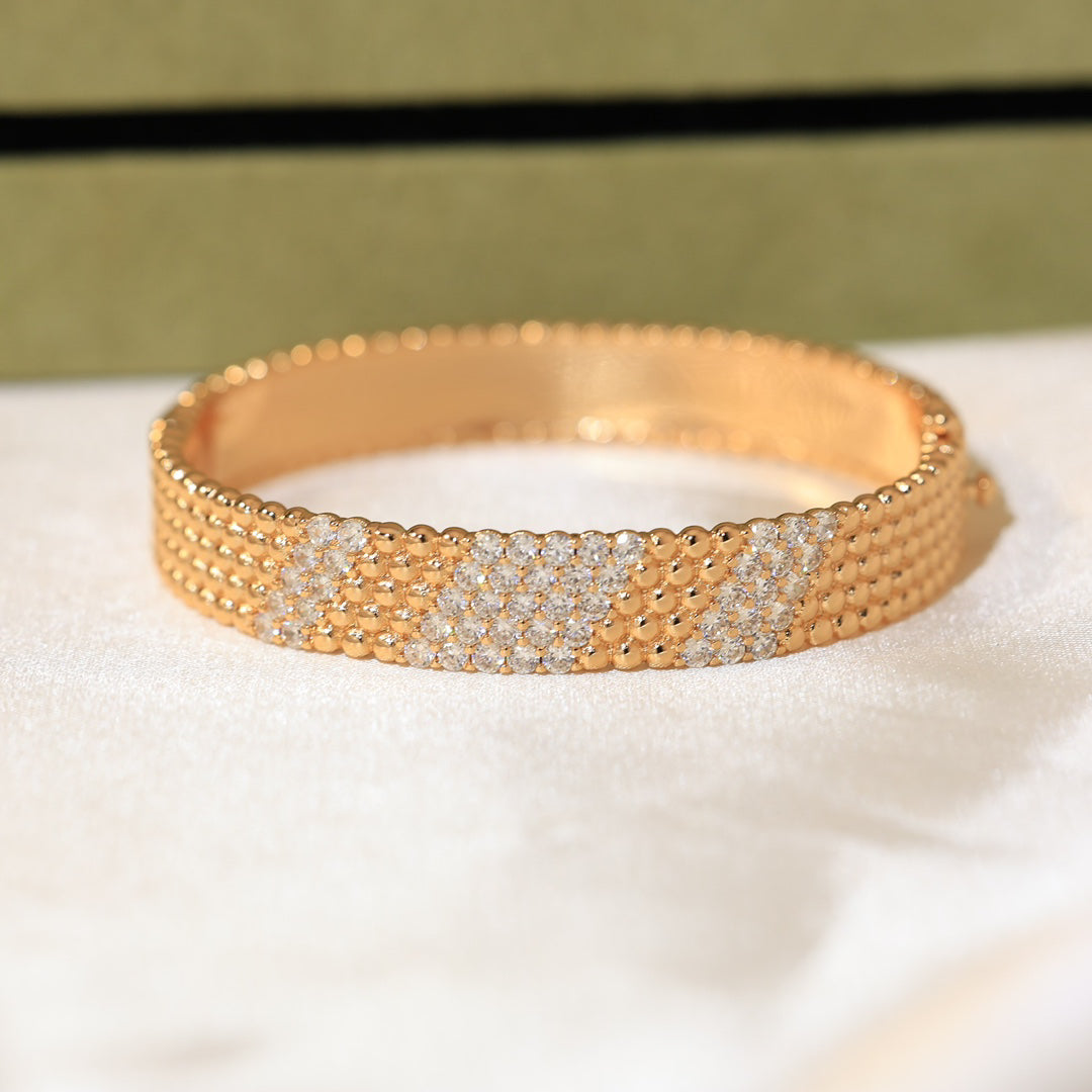 [GALE]  FIVE-ROW DIAMOND BRACELET