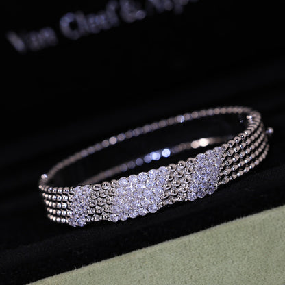 [GALE]  FIVE-ROW DIAMOND BRACELET
