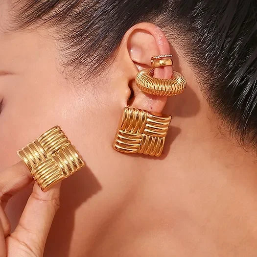[GALE]Cindy Gold Earrings