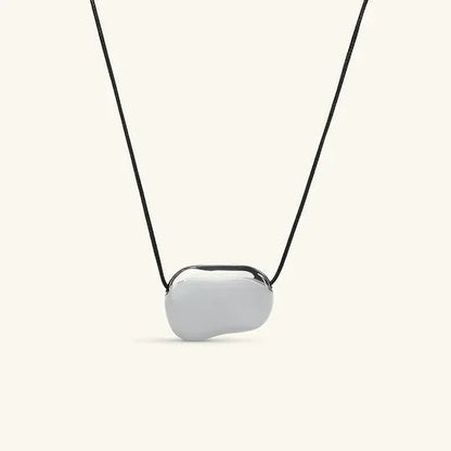 [GALE]Cord Pebble Pendant