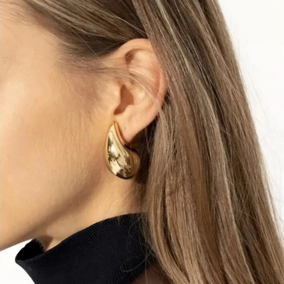 [GALE]Sandra Teardrop Gold Earrings