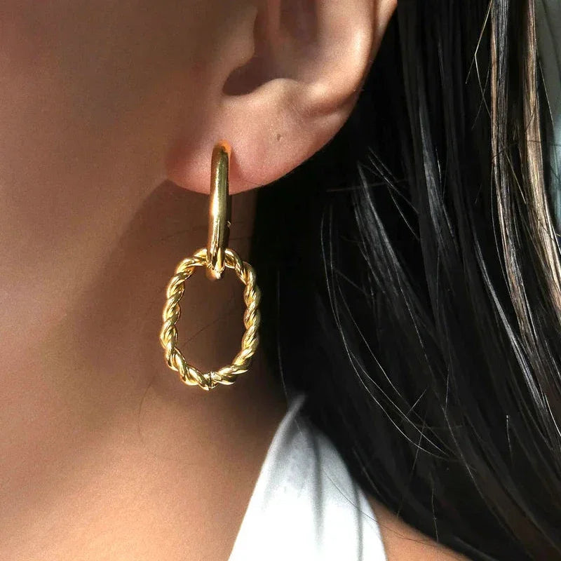 [GALE]Skadi Gold Earrings