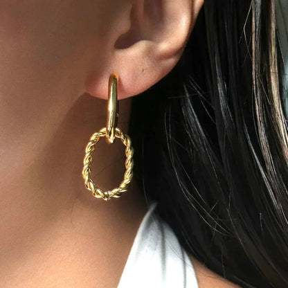 [GALE]Skadi Gold Earrings