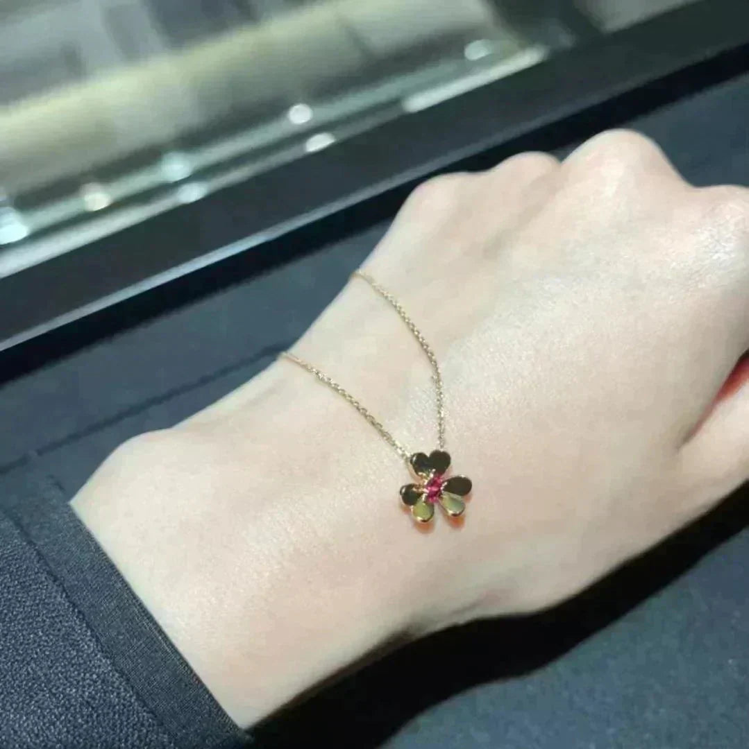[GALE]FRIVOLE GOLD FLOWER NECKLACE
