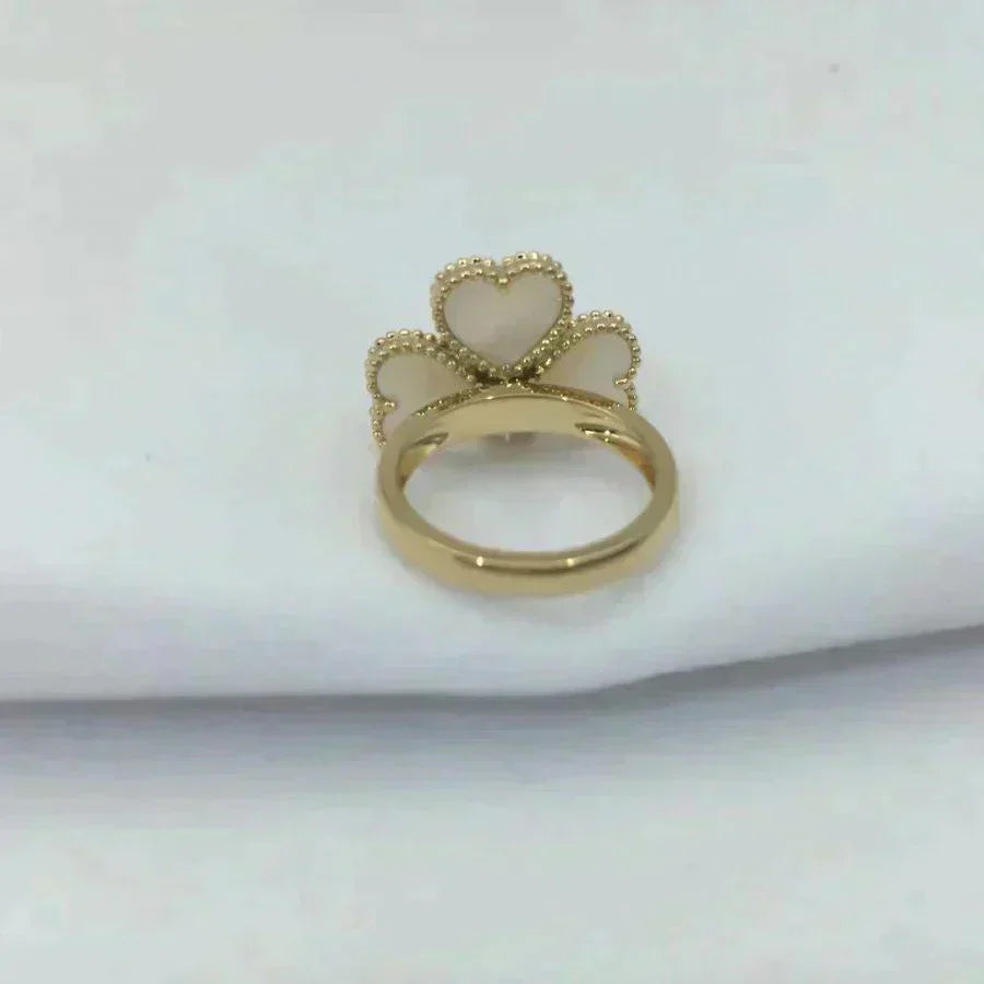 [GALE]SWEET CLOVER WHITE MOP RING