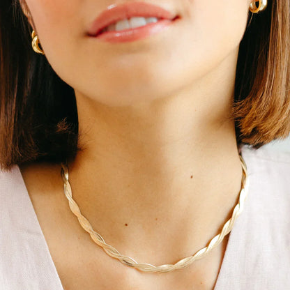 [GALE]Lysa Twisted Chain Necklace