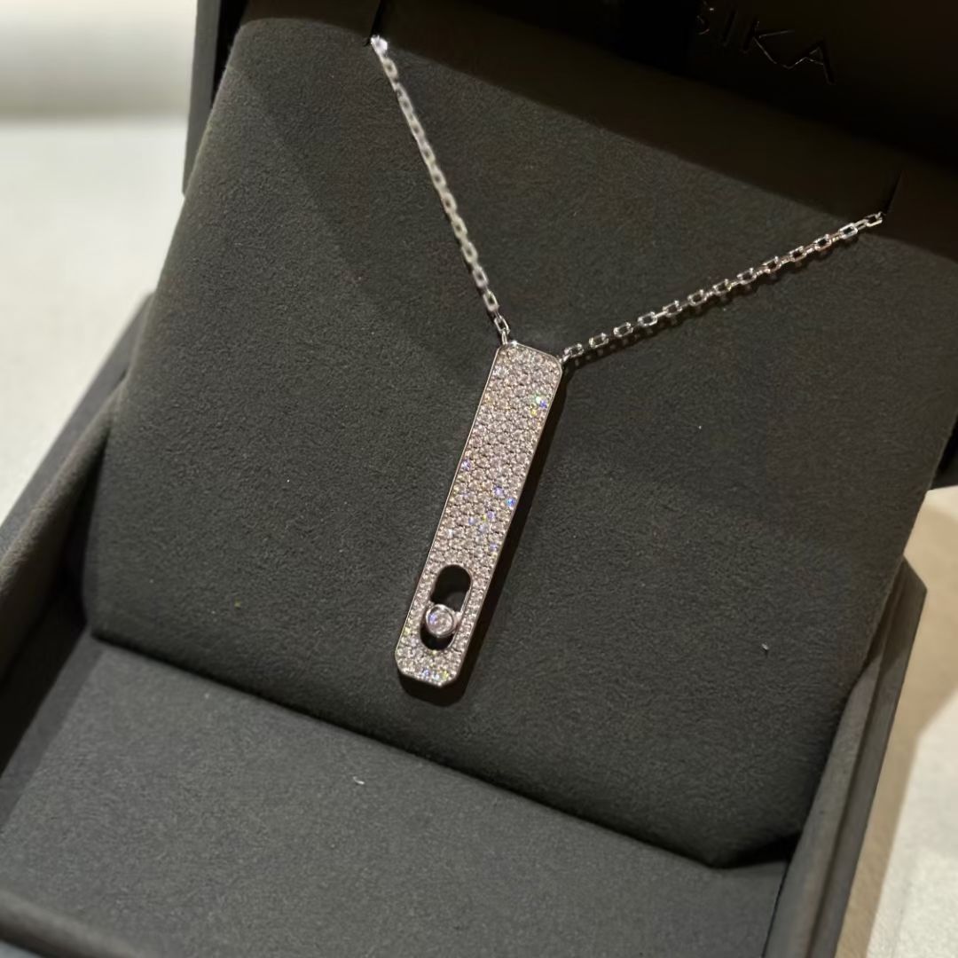 [GALE]MY FIRST DIAMOND PAVED NECKLACE