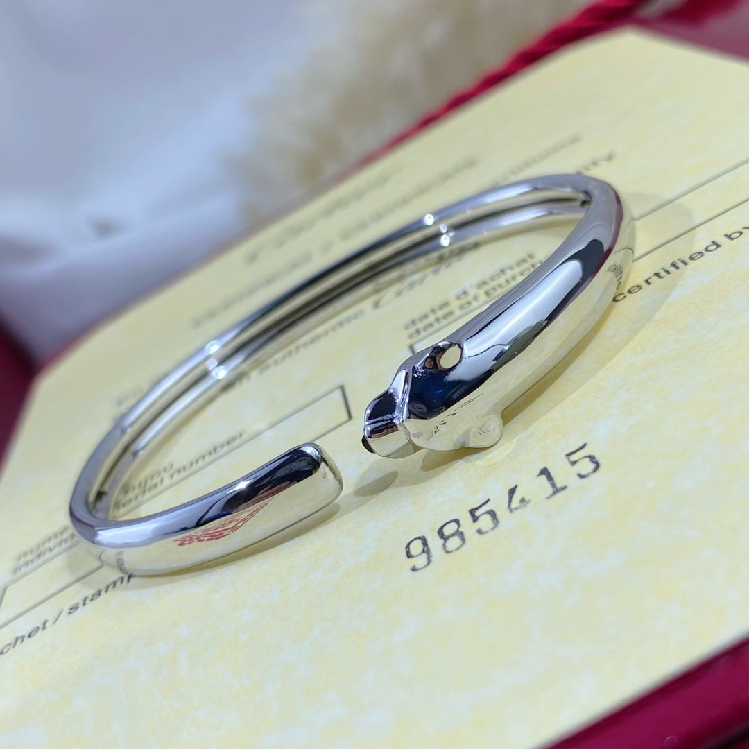 [GALE]PANTHERE SILVER OPEN BRACELET